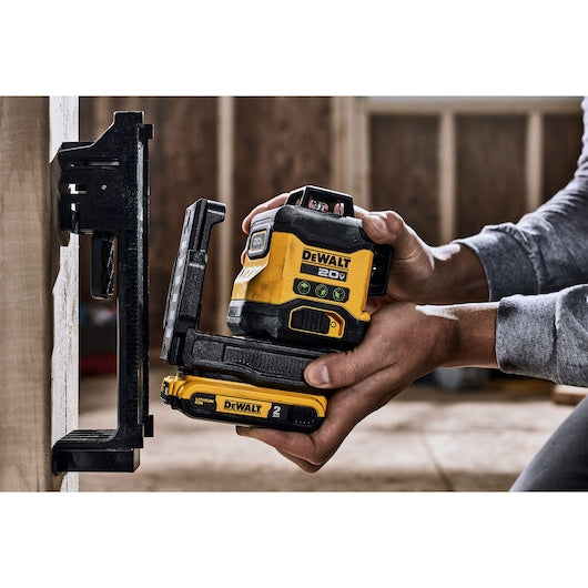 DEWALT DCLE34031B 20V 3 X 360 Line Laser - Green (TOOL ONLY)
