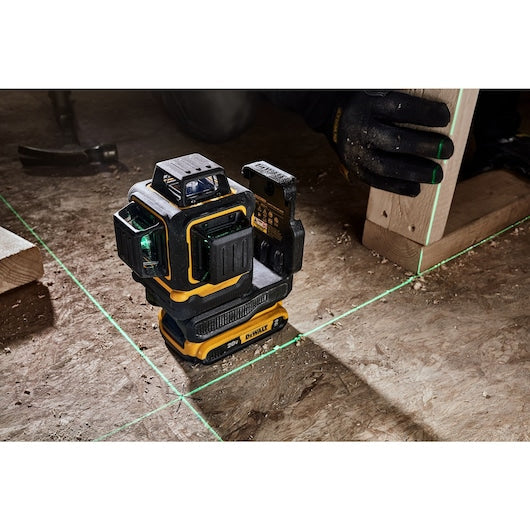 DEWALT DCLE34031B 20V 3 X 360 Line Laser - Green (TOOL ONLY)