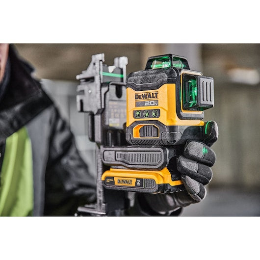 DEWALT DCLE34031B 20V 3 X 360 Line Laser - Green (TOOL ONLY)