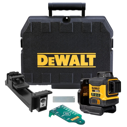 DEWALT DCLE34031B 20V 3 X 360 Line Laser - Green (TOOL ONLY)